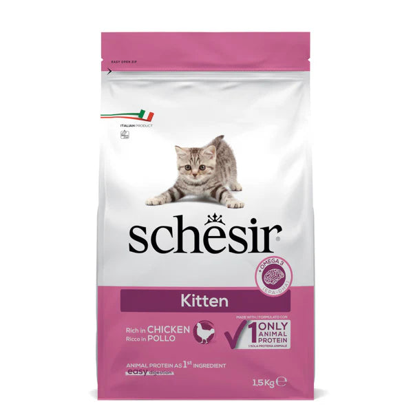 Schesir Kitten Ricco in Pollo 1,5 kg Schesir Kitten Ricco in Pollo 1,5 kg